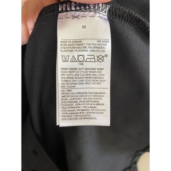 Old Navy Womens Black Polka Dot Dress 3/4 Bell Sleeves M Polyester zipper - Picture 4 of 6